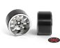 Preview: RC4WD 1.9 5 Lug Steel Wheels Beauty Ring Silver