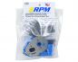 Preview: RPM Getriebegehäuse und Querlenkerhalter blau Slash