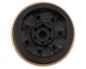 Preview: Samix Alu und Messing Beadlock Felgen 1.0 Set mit Zentral Verschluß schwarz für SCX24