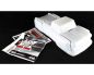Preview: TMT Karosserie unbreakable weiß mit Sticker für ARRMA Outcast 8S