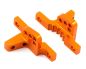 Preview: XRAY Obere Alu Bulkhead Klammern 5 fach Rollcenter verstellbar orange XRA302034-O