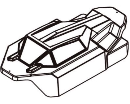 Absima PVC Buggy Karosserie 4S Design AB-1330345