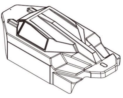Absima PVC Buggy Karosserie 6S Design AB-1330347