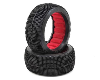 AKA Buggy Reifen 1:8 Zipps Soft Long Wear mit roter Einlagen