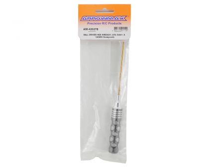 ARROWMAX Ball Driver Hex Wrench .078 5/64x120mm Honeycomb