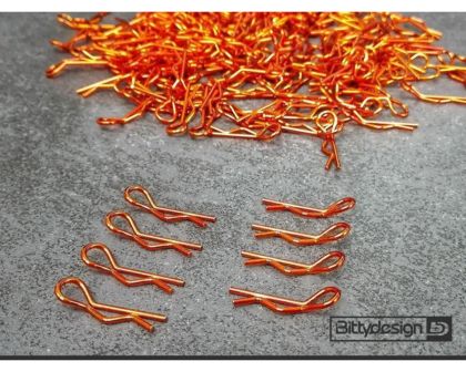 Bittydesign Karosserie Clips groß orange