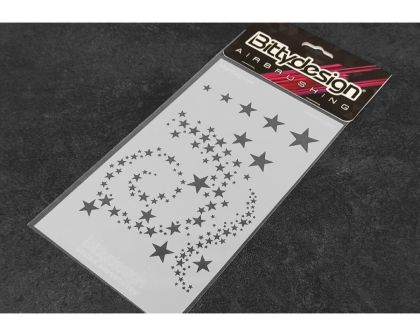 Bittydesign Vinyl Stencil Stars V2 BDYSTC-021