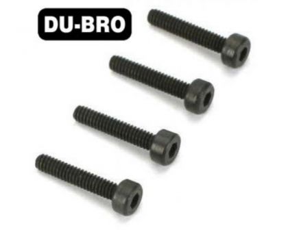 DU-BRO Screws 2mm x 6 Socket Head Cap Screws 4 pcs per package