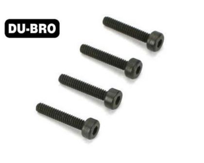 DU-BRO Screws 4.0mm x 40 Socket-Head Cap Screws 4 pcs per package
