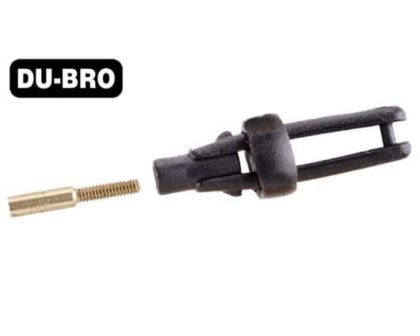 DU-BRO Aircrafts Parts und Accessories Long Arm Micro Clevis .062 Black 2 pcs per package