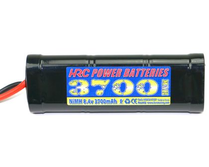 HRC Racing Akku 7 Zellen HRC Power Batteries 3700 NiMH 8.4V 3700mAh Hump Stick TRX Stecker HRC01737T