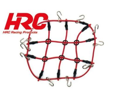 HRC Racing Karosserieteile 1/10 Crawler Maßstab Gepäcknetz 65x80mm rot