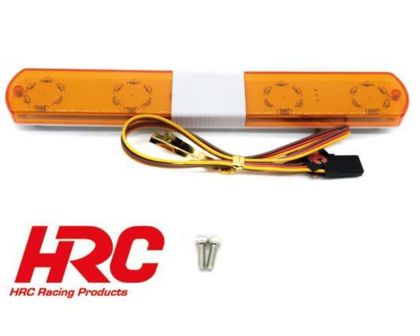 HRC Racing Lichtset 1/10 TC/Drift LED JR Stecker Rettung Dachleuchten V3 Wide orange