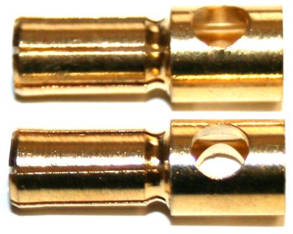 HRC Racing Stecker Gold 5.5mm männchen 10 Stk