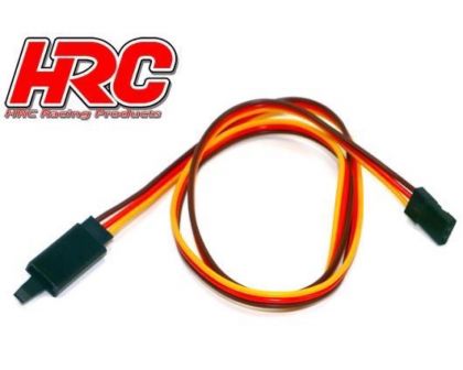 HRC Racing Servo Verlängerungs Kabel mit Clip Männchen/Weibchen JR typ 40cm Länge HRC9243CL