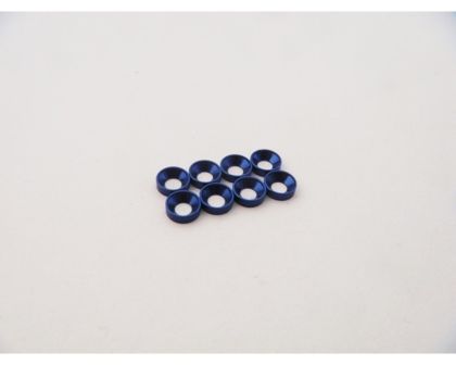 Hiro Seiko Senkkopf Unterlegscheibe 2.5mm klein Yokomo blau