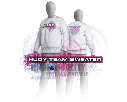 HUDY Sweater weiß M