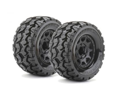 Jetko Tomahawk Extreme Reifen auf schwarzen 2.8 Felgen 14mm