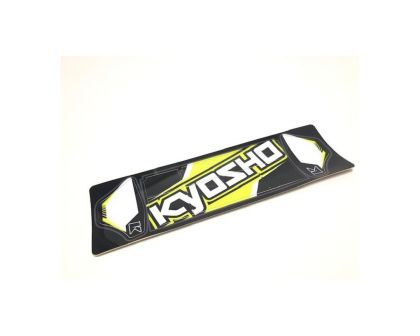 Kyosho Dekorbogen für Heckspoiler Inferno MP10 gelb