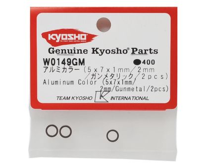 Kyosho Scheiben Alu 5x7x1mm 2mm grau