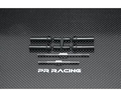 PR Racing Ti Turnbuckle Rods 55mm+70mm x + Plastic Rod Ends