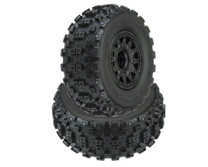 ProLine Badlands SC Short Course Reifen auf Raid 6x30 Felge schwarz PRO10156-10