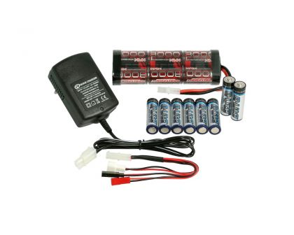 Robitronic Elektro Starter Kit Peaklader Stickpack Senderbatterie RB1017