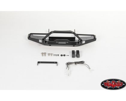 RC4WD Solid Front Bumper for Axial SCX10 II XJ Black