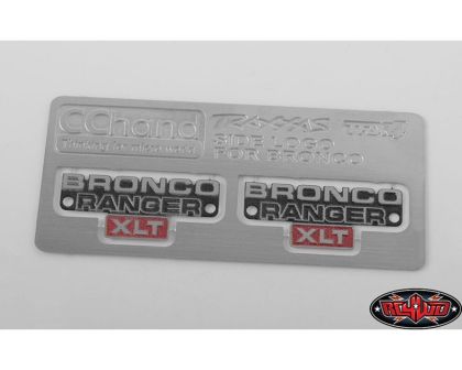 RC4WD Side Metal Emblem for Traxxas TRX-4 79 Bronco Ranger XLT RC4VVVC0495