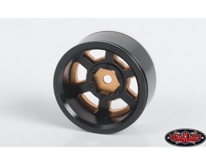 RC4WD Six-Spoke 1.55 Internal Beadlock Wheels Gold