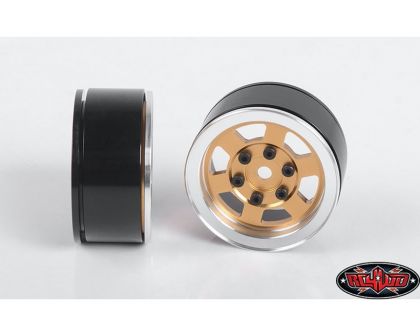 RC4WD Six-Spoke 1.55 Internal Beadlock Wheels Gold