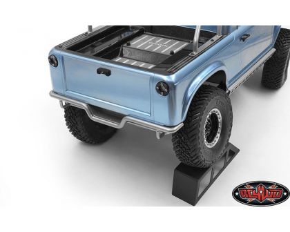 RC4WD Oxer Steel Rear Bumper for Vanquish VS4-10 Origin Body Silver