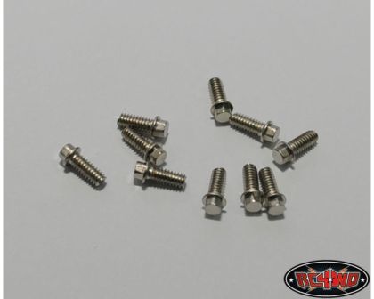 RC4WD Miniature Scale Hex Bolts M2 x 5mm Silver RC4ZS0624