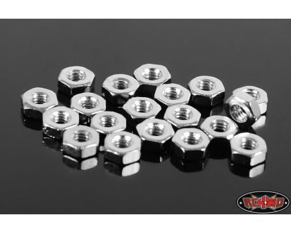 RC4WD Regular M2 Nuts Silver