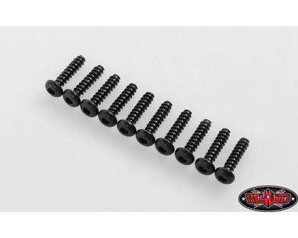 RC4WD Button Head Self Tapping Screws M3 X 12mm Black RC4ZS1691
