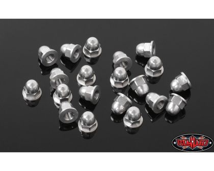 RC4WD M3 Flanged Acorn Nuts Silver RC4ZS1722