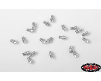 RC4WD Miniature Scale Hex Bolts M1.6 x 2mm Silver RC4ZS1809