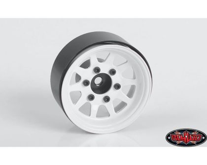 RC4WD OEM 6-Lug Stamped Steel 1.55 Beadlock Wheels White