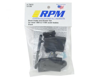 RPM Motorblock Attrappe schwarz