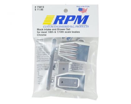 RPM Motorblock Attrappe chrome
