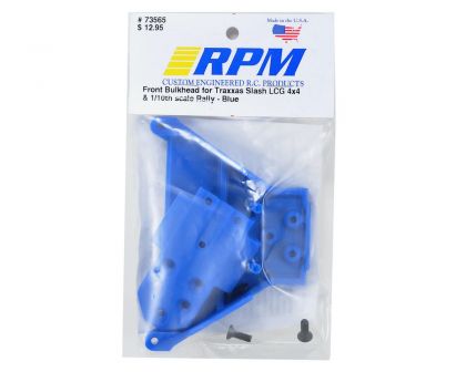 RPM Bulkhead vorne blau für TRX Slash 4x4 LCG