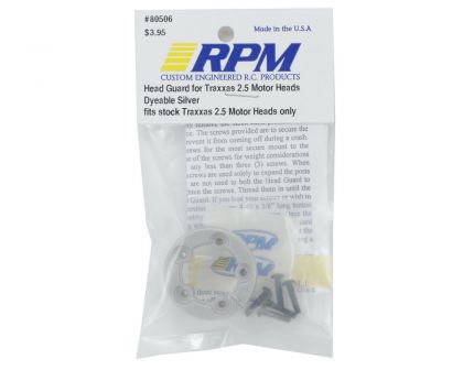 RPM Kopfschutz für Traxxas 2.5 Motoren silber