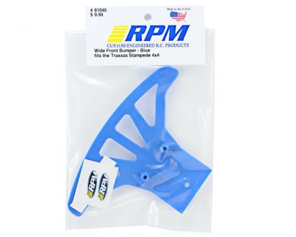 RPM Bumper breit blau für Stampede 4x4