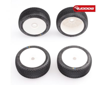 Sweep SWEEPER Yellow Extreme soft X Pre-glued set 8th Buggy tires White wheels