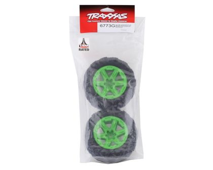 Traxxas Talon Extreme Reifen auf Felgen 2.8 RXT grün