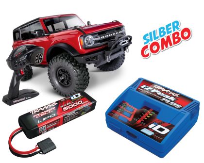 Traxxas Ford Bronco 2021 TRX-4 rot Silber Combo