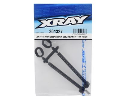 XRAY Karosseriehalter vorne Exzentrisch 6mm +1mm