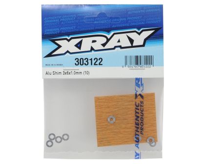 XRAY Scheibe 3x6x1mm Alu silber