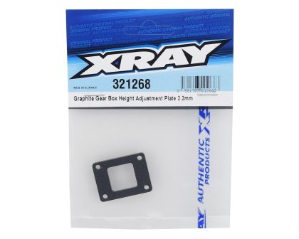 XRAY Carbon Getriebe Unterlegplatte 2.2mm