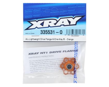 XRAY 2 Gang Getriebe Freilauflager Alu linksght orange Option